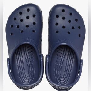 Navy unisex crocs size 4 toddler